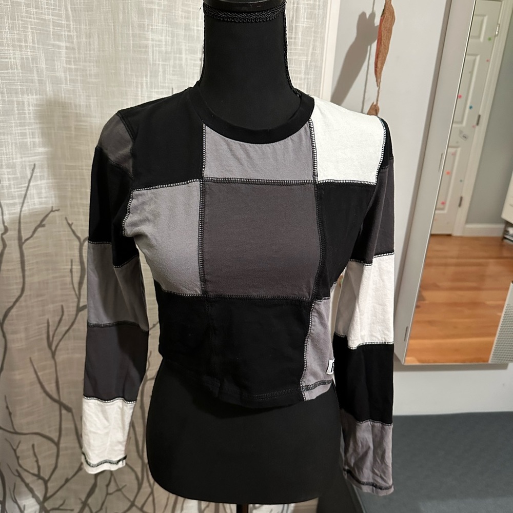 Ragged Priest Patchwork Crop Top